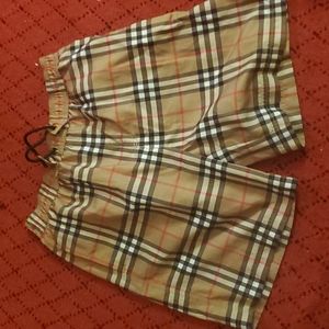 Boys burberry swimming trunks